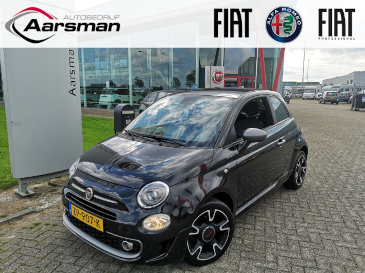 Fiat 500 - 0.9 TwinAir Turbo Sport | Apple Carplay & Android Auto | Navi | Licht & regensensor - AutoWereld.nl