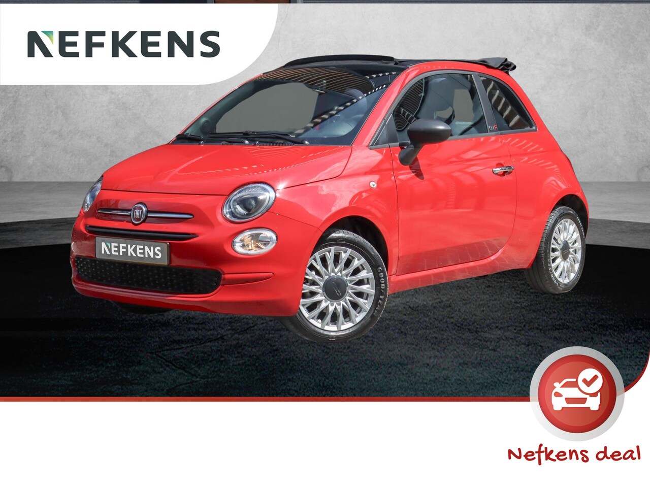 Fiat 500 C - 69pk Hybrid Cult (1ste eig./Airco/NAV./AppleCarPlay/LMV/ALLseason/NL auto!/GOED ondh.) - AutoWereld.nl