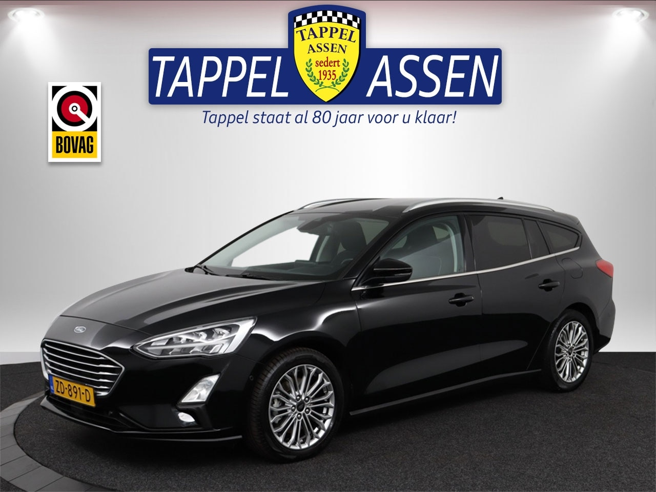 Ford Focus Wagon - 1.0 EcoB. Titanuim Business Bomvol B&O/Head.up/Adapcruise/Elek.T - AutoWereld.nl