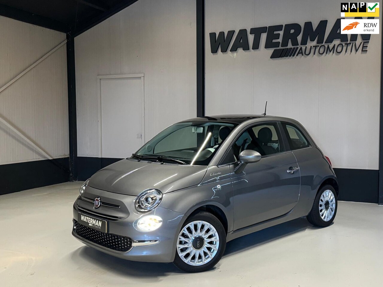 Fiat 500 - 1.0 Hybrid Dolcevita PANO/NAVI/CLIMA/LEER/CR-CONTRL/CARPLAY/LMV - AutoWereld.nl