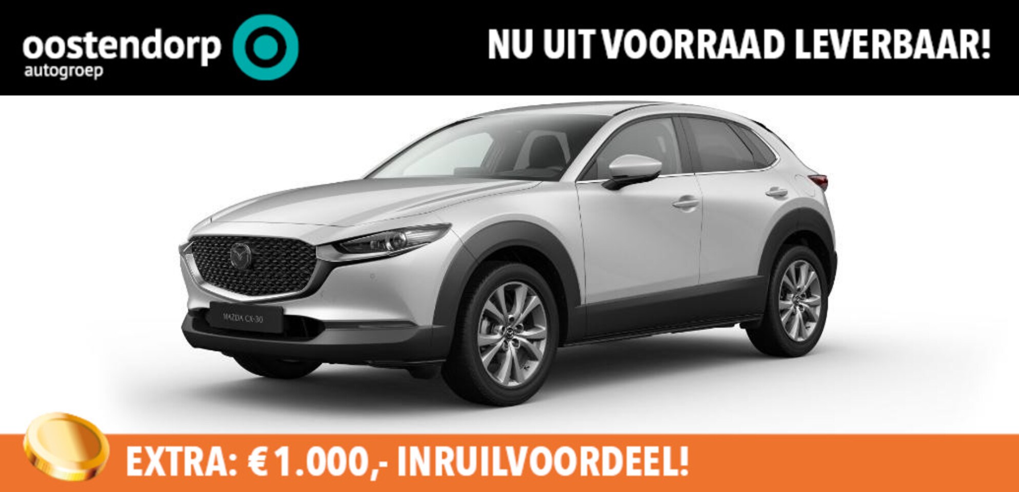 Mazda CX-30 - 2.0 e-SkyActiv-G M Hybrid Exclusive-Line | Black Comfort Pack | - AutoWereld.nl