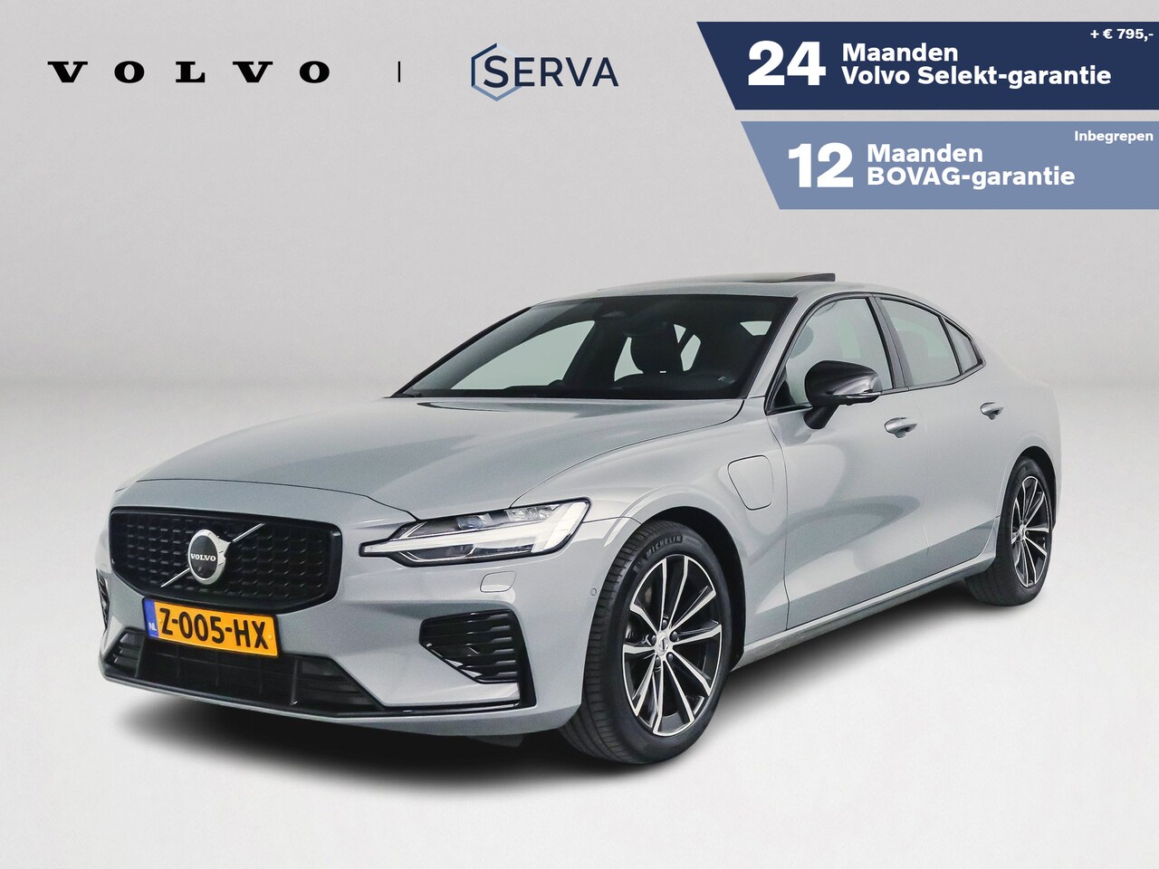 Volvo S60 - Recharge T6 AWD Ultimate Dark | Panoramadak | Bowers&Wilkins - AutoWereld.nl