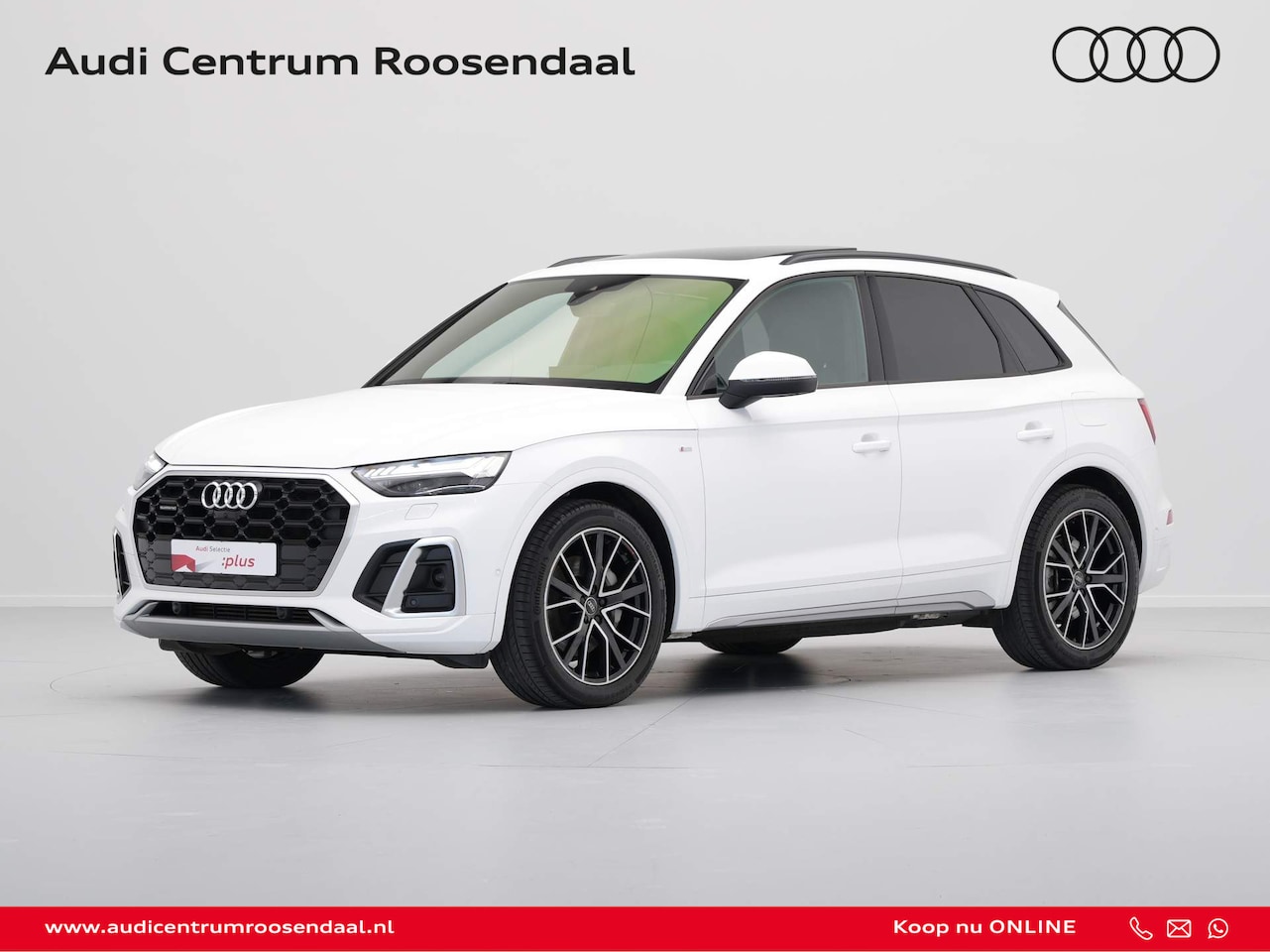 Audi Q5 - 50 TFSI e 220 kW/299 pk,Quattro S edition Panoramadak, luchtvering, trekhaak, S line 65 - AutoWereld.nl