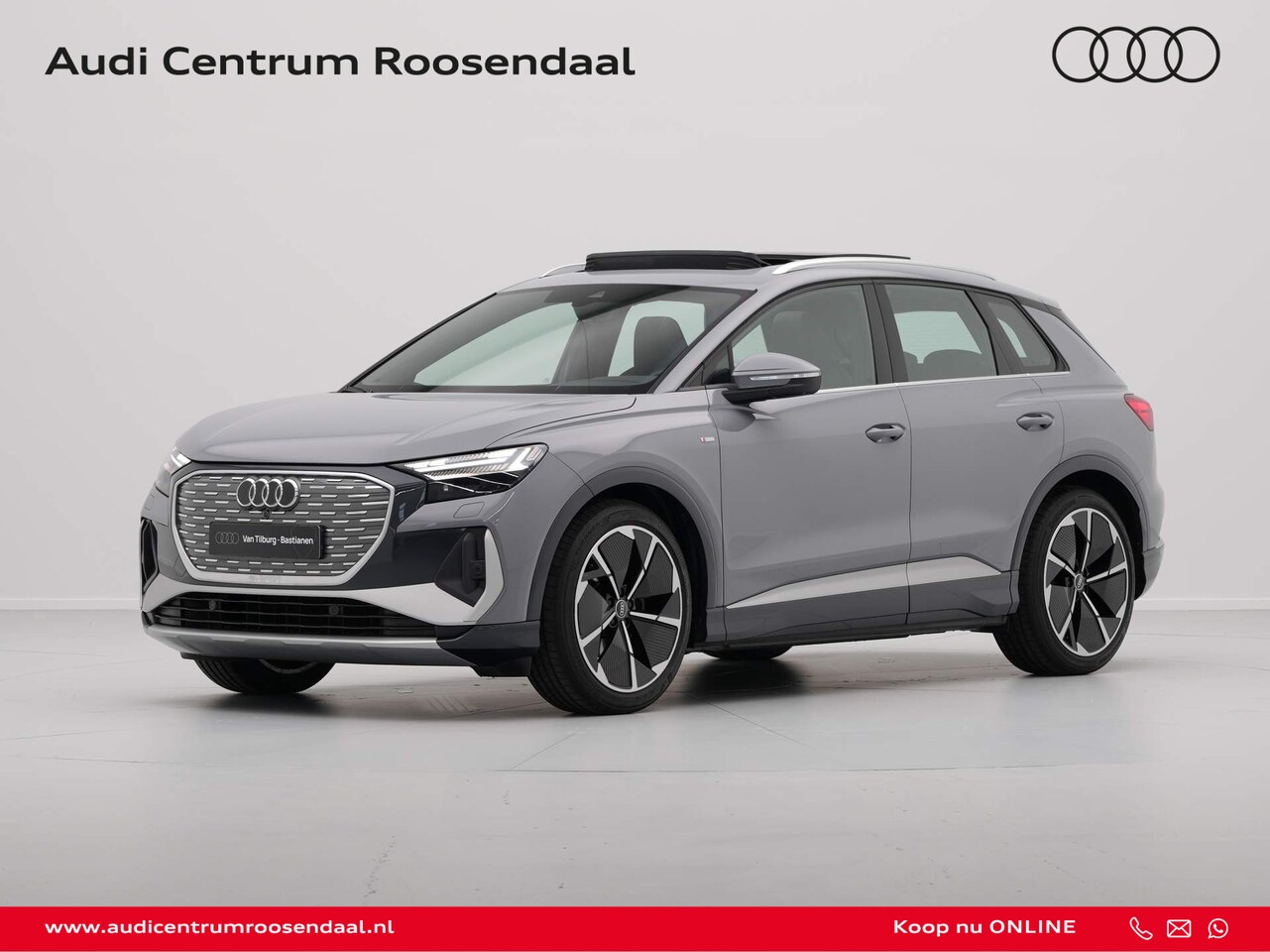 Audi Q4 e-tron - 35 125 kW/170 pk Edition 55 kWh Panorama Hud Leer Matrix led - AutoWereld.nl