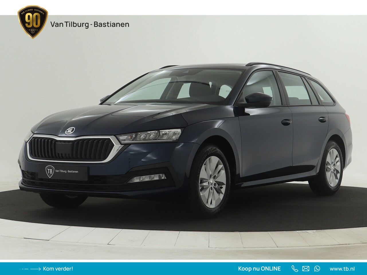 Skoda Octavia Combi - 1.0 e-TSI Business Edition "Navi, LED, Carplay/Android Auto, Cruis control, Sensoren" - AutoWereld.nl