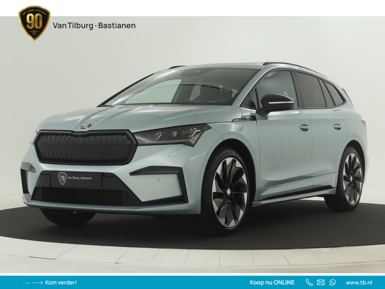 Skoda Enyaq iV - 60 Sportline Business Navi, Head-Up, Elek. klep, Pano, 21 inch * Herwaardering! - AutoWereld.nl