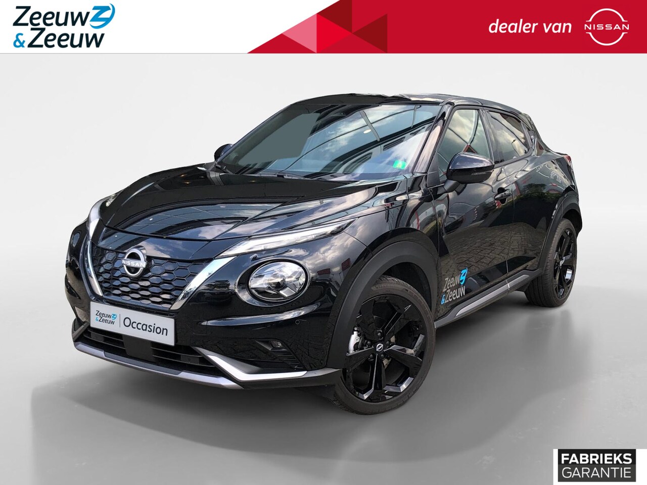 Nissan Juke - 1.6 Hybrid N-Connecta 143PK AUTOMAAT | Technology Pack | Cold Pack | Stoel- stuur en voorr - AutoWereld.nl