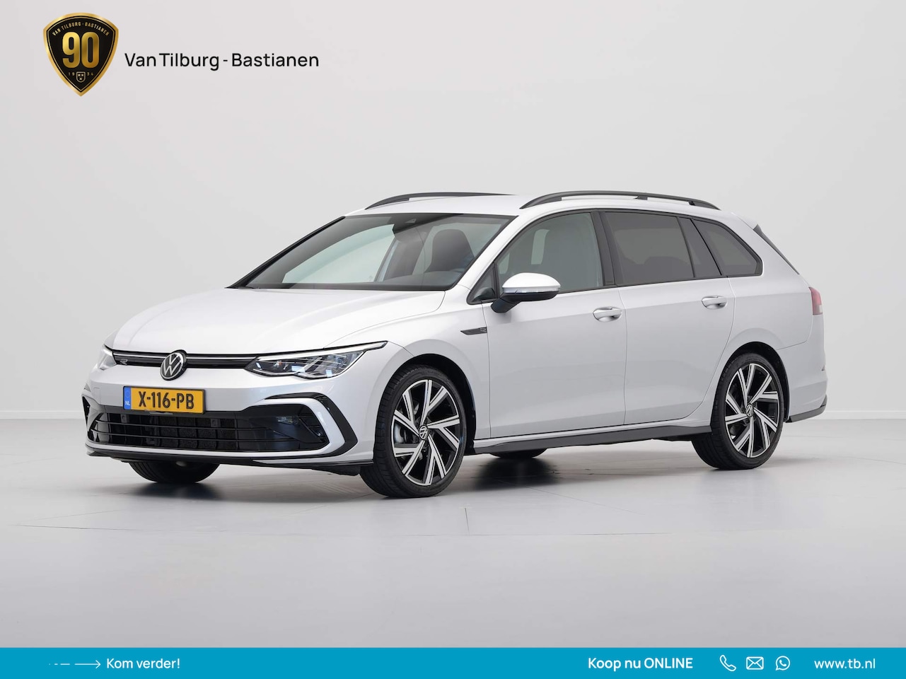 Volkswagen Golf Variant - 1.5 eTSI 130pk DSG R-Line Navigatie Pdc Clima Acc - AutoWereld.nl