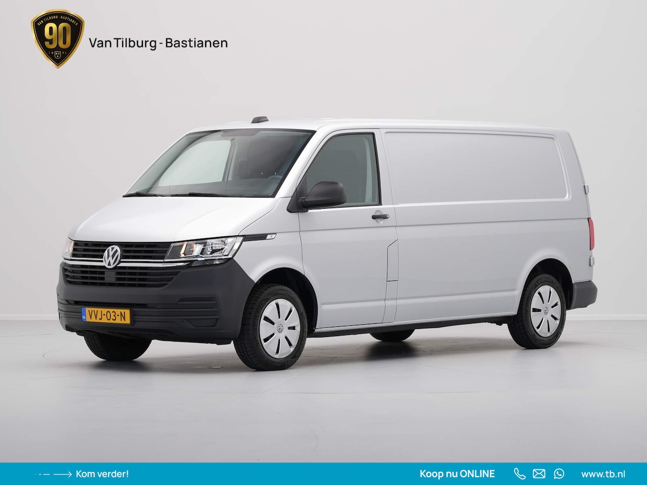 Volkswagen Transporter - 2.0 TDI L2H1 28 Economy Business Navi via App Airco Pdc Trekhaak - AutoWereld.nl