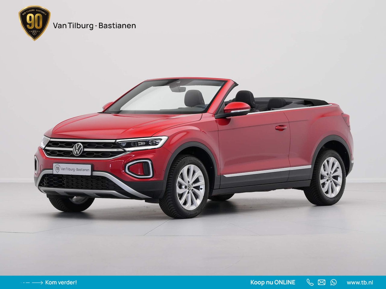 Volkswagen T-Roc Cabrio - 1.0 TSI 110pk Style Navigatie Camera Stoelverwarming Virtual Cockpit 327 - AutoWereld.nl