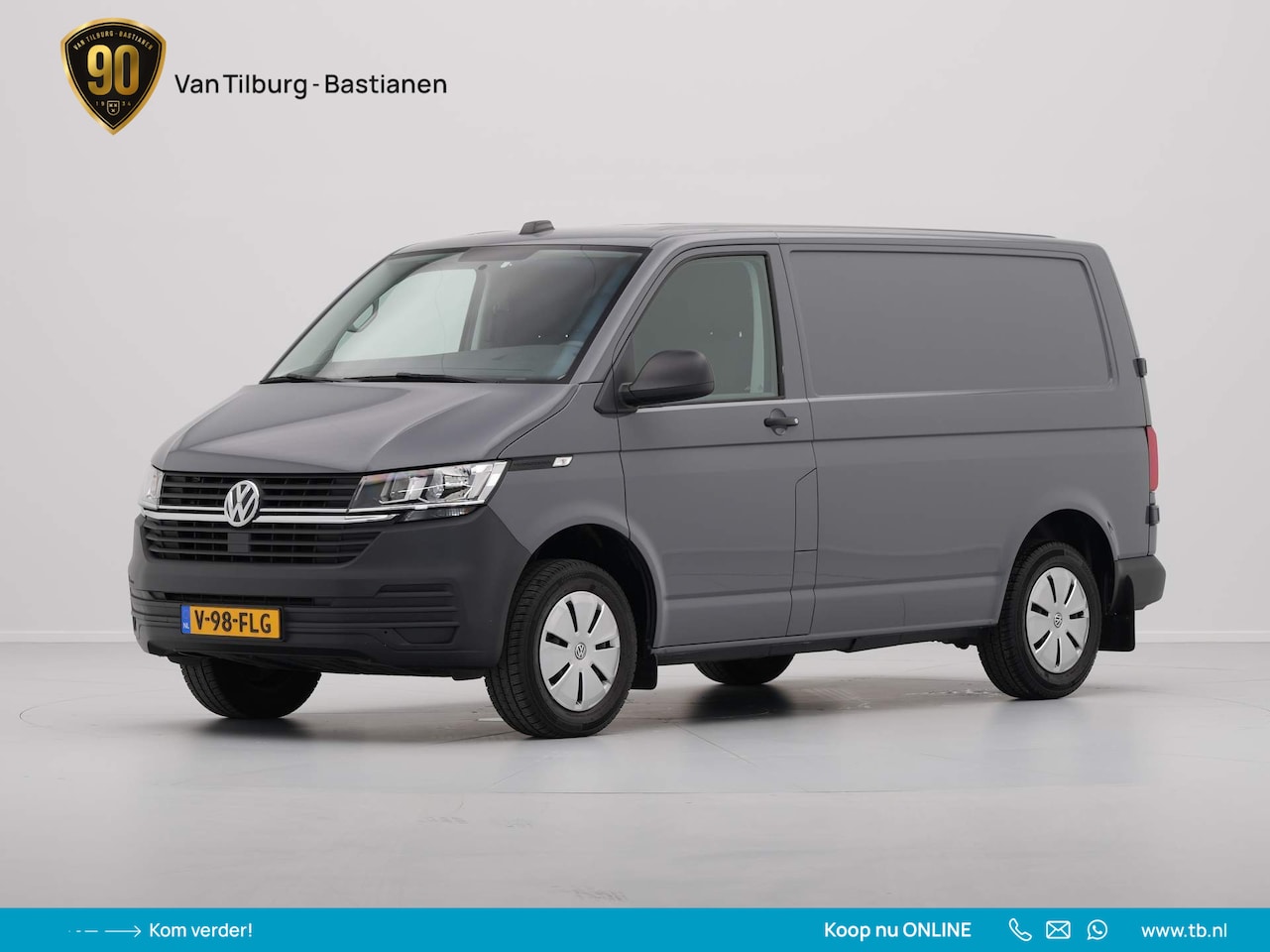 Volkswagen Transporter - 2.0 TDI 110pk L1H1 Navigatie Airco PDC Bijrijdersbank - AutoWereld.nl