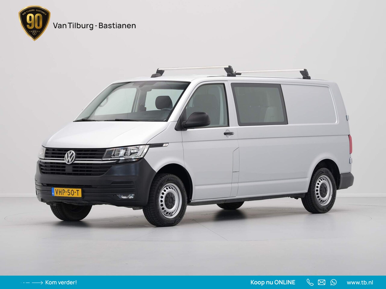 Volkswagen Transporter - 2.0 TDI L2H1 150pk DSG DC Comfortline navigatie via app - AutoWereld.nl