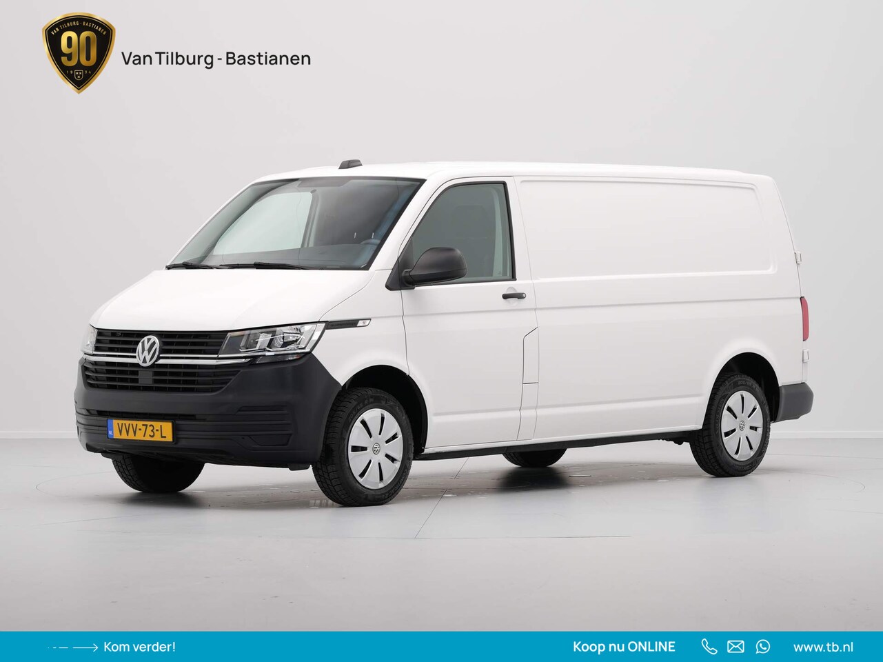 Volkswagen Transporter - 2.0 TDI L2H1 28 Economy Business Navi via App Pdc Cruise Airco - AutoWereld.nl