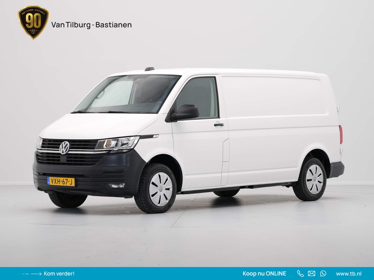 Volkswagen Transporter - 2.0 TDI L2H1 28 Navi via App Pdc Cruise Airco - AutoWereld.nl