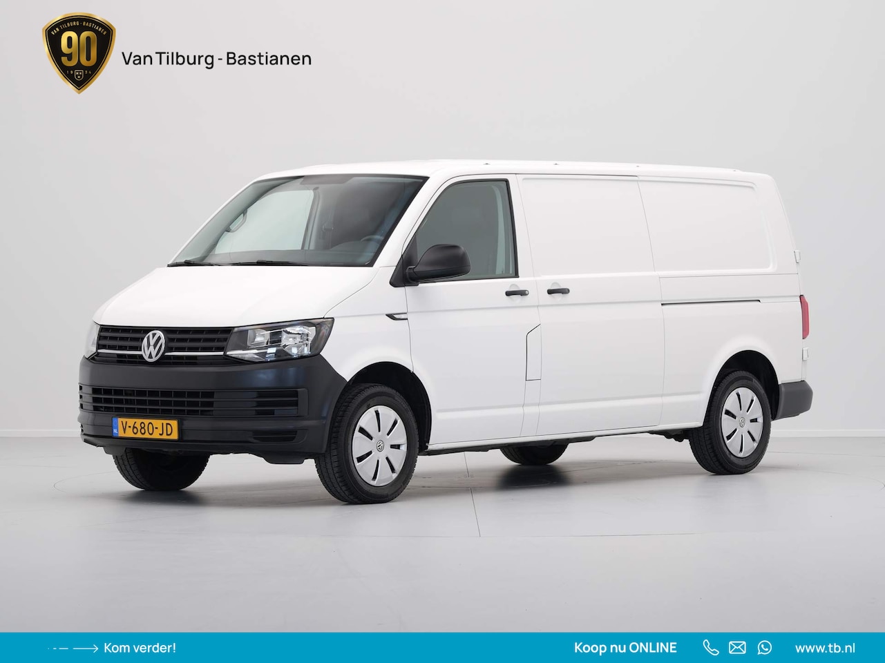 Volkswagen Transporter - 2.0 TDI L2H1 Trendline 102pk Navigatie Camera Cruise Kunstleder 2x Schuifeur - AutoWereld.nl