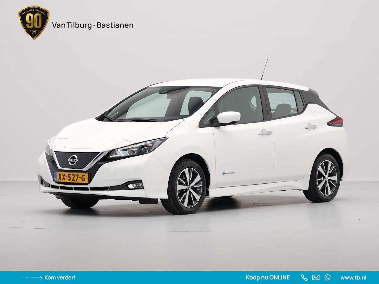 Nissan LEAF - Acenta 40 kWh Navigatie Camera Trekhaak Stuurverwarming EX €2000,= subsidie 56 - AutoWereld.nl