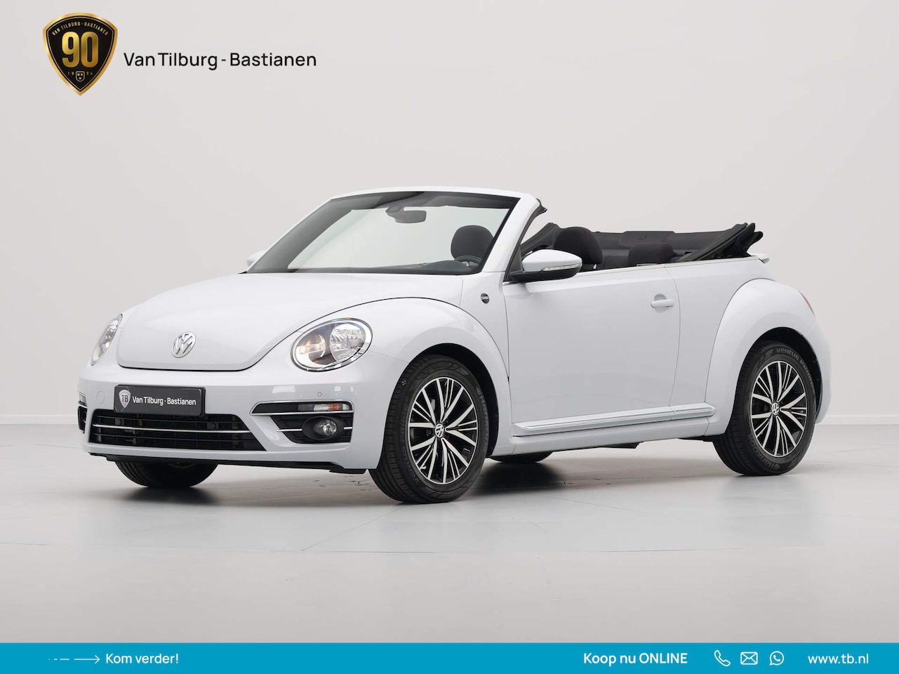 Volkswagen Beetle Cabriolet - 1.2 TSI 105pk sound Clima Navigatie 17" LM PDC DAB 27 - AutoWereld.nl