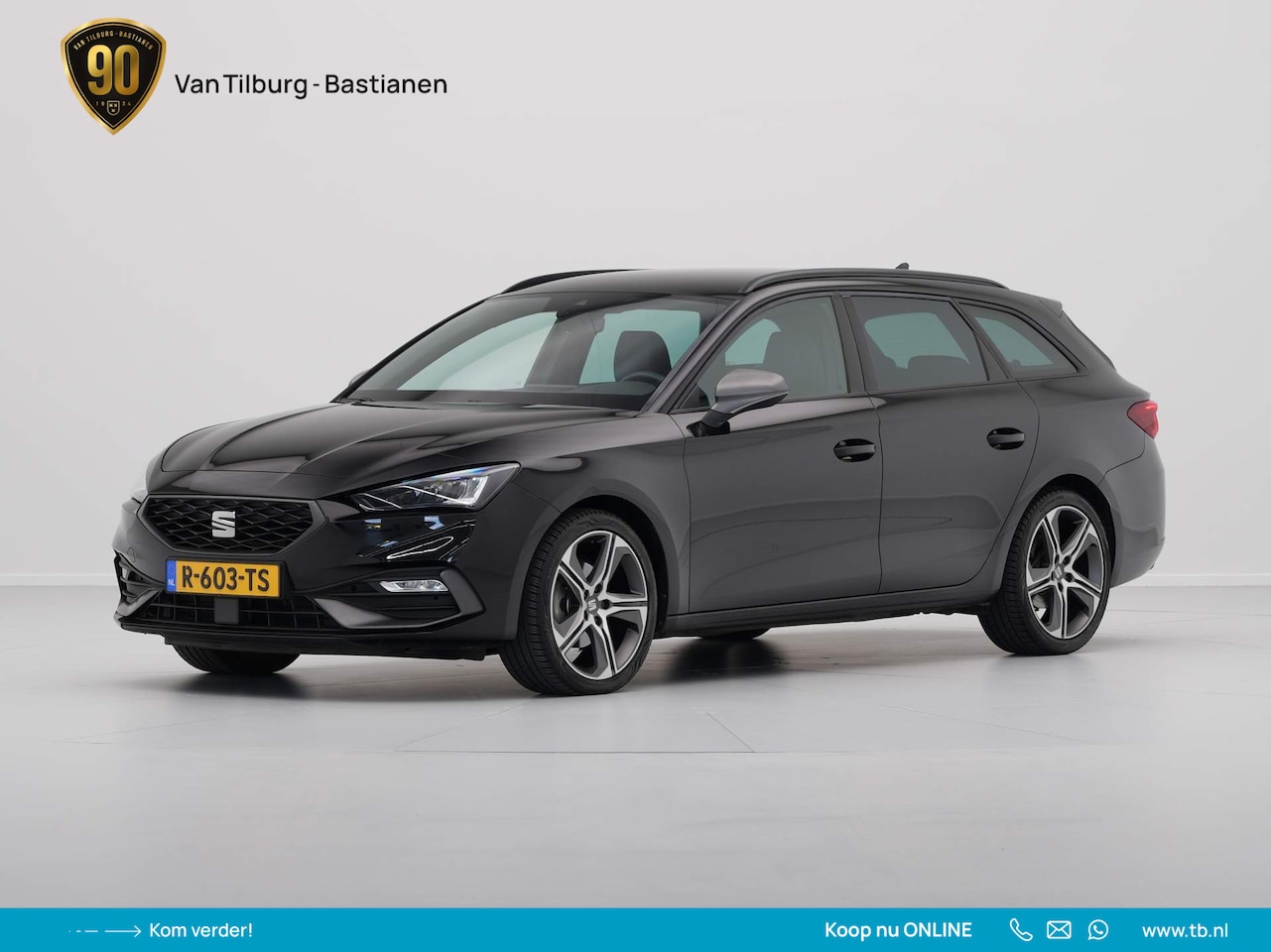 Seat Leon Sportstourer - 1.0 eTSI 110pk DSG FR Business Navigatie Pdc Clima Cruise 141 - AutoWereld.nl