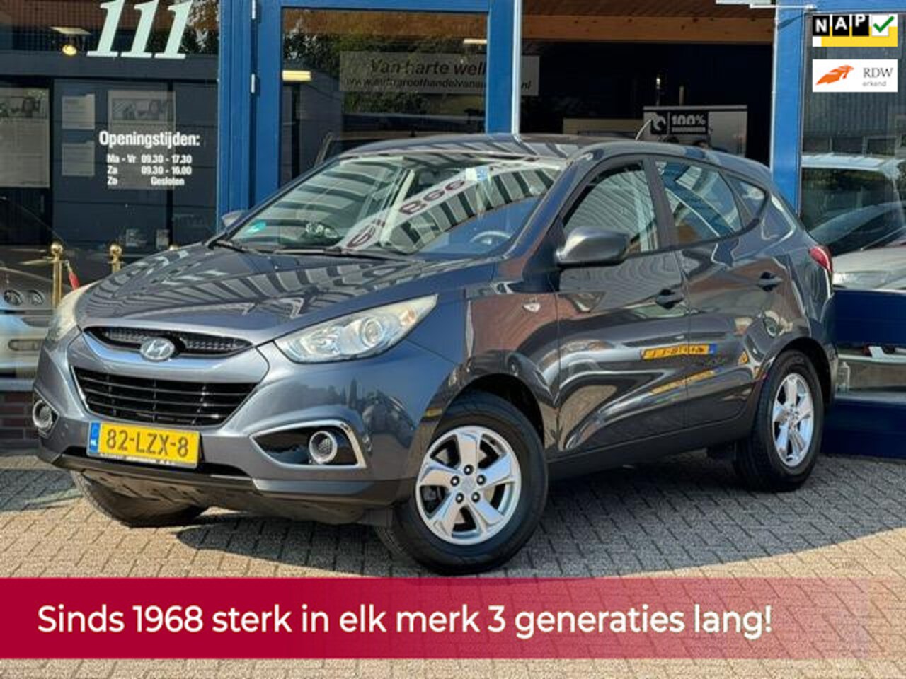 Hyundai ix35 - 2.0i Active NL AUTO NAP! 2e eigenaar! Airco l Trekhaak 1900KG trekgewicht! LM velgen l MTF - AutoWereld.nl