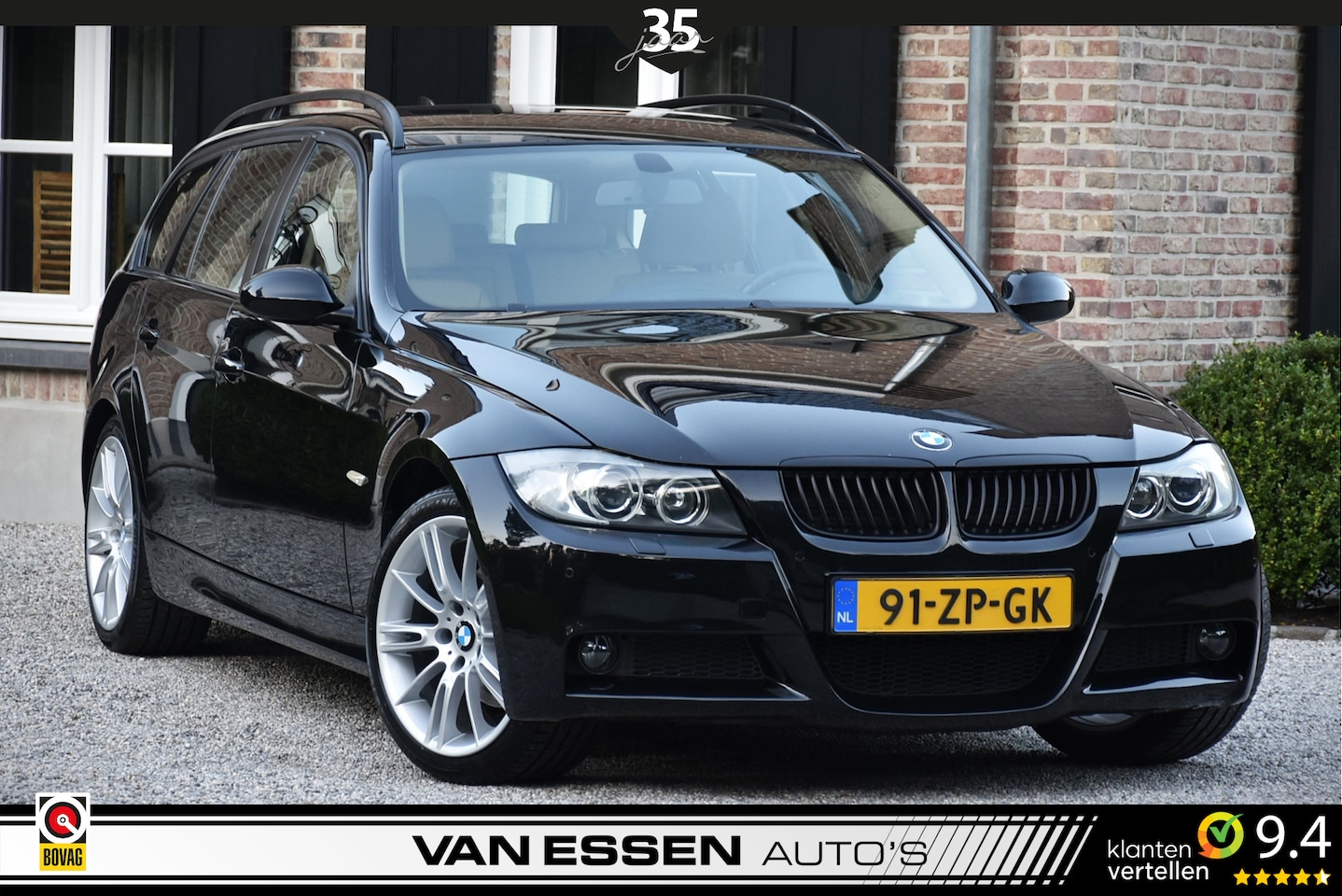 BMW 3-serie Touring - 318i M Sport Aut. Navi Xenon Leer Cruise Nieuwstaat NL-Auto! - AutoWereld.nl