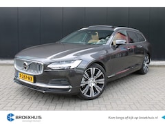 Volvo V90 - T8 Recharge Ultimate Bright | 20" | Luchtvering | B&W | Nappa leder | Stoelventilatie / ma