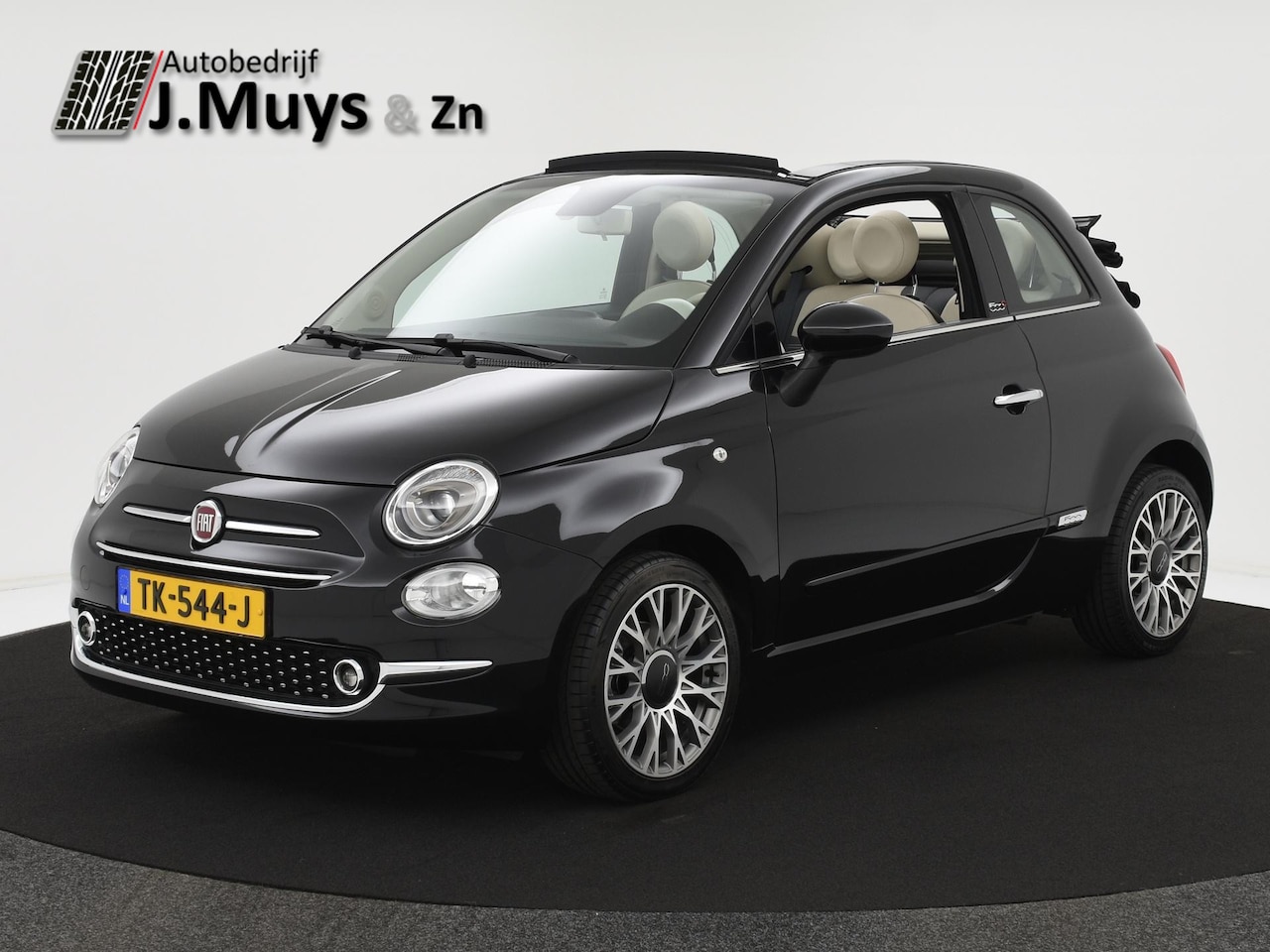 Fiat 500 C - 0.9 TwinAir Turbo Lounge NAVI|CRUISE|PDC|AIRCO|16INCH - AutoWereld.nl