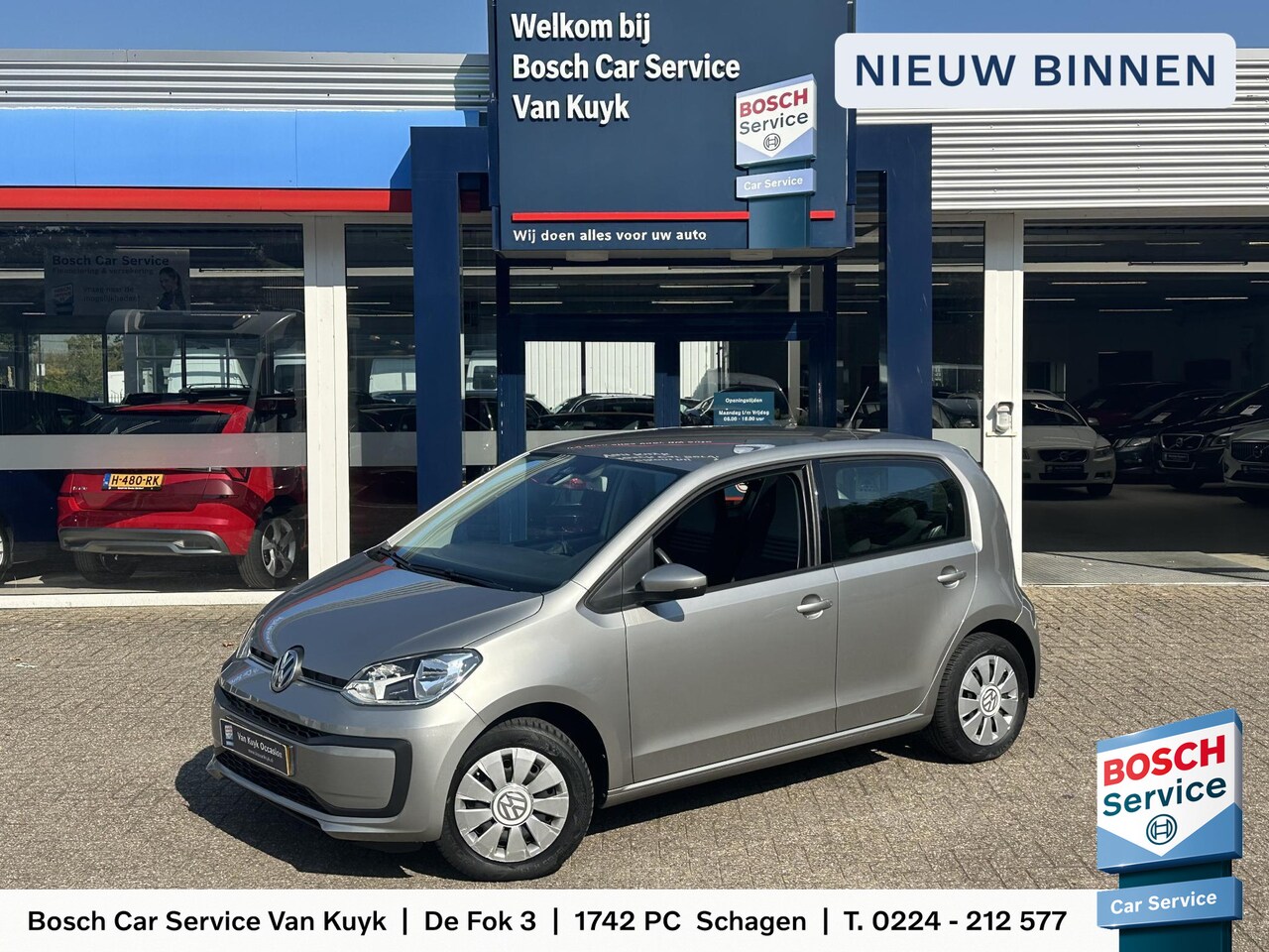 Volkswagen Up! - 1.0 BMT move up! / NL Auto / 5 Deurs / Autom. Verlichting / Licht&Zicht Pakket / Elek. Ver - AutoWereld.nl