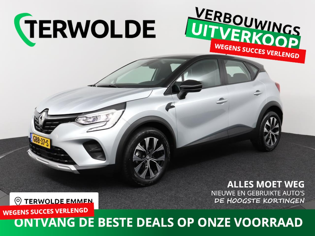 Renault Captur - 1.0 TCe 90 evolution | Parkeersensoren | Apple Carplay/Android Auto NAVI | Two-Tone kleurs - AutoWereld.nl