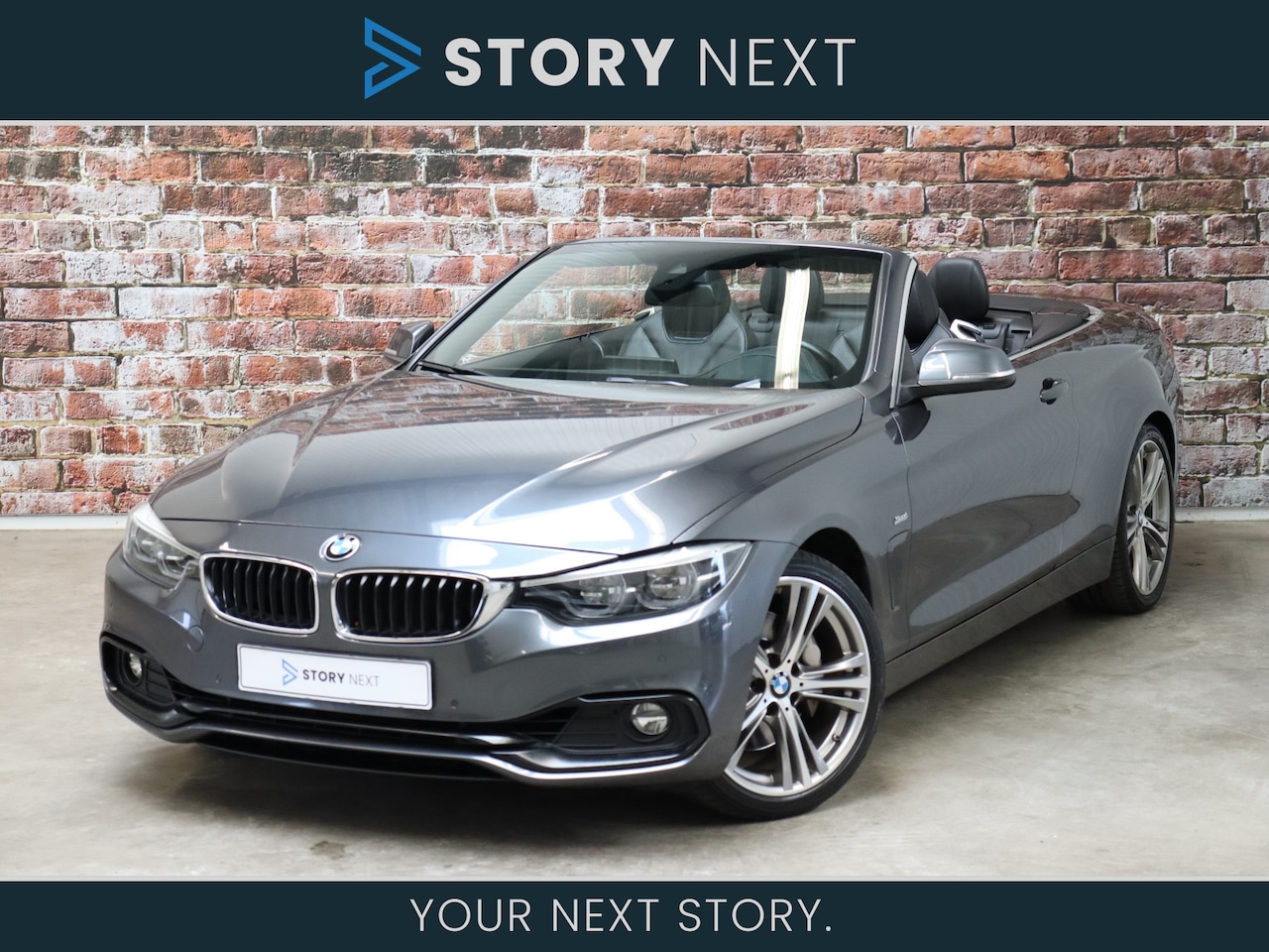 BMW 4-serie Cabrio - 440i High Executive Sport Line Automaat / Head-Up Display / Harman Kardon / Stoel+Stuurver - AutoWereld.nl