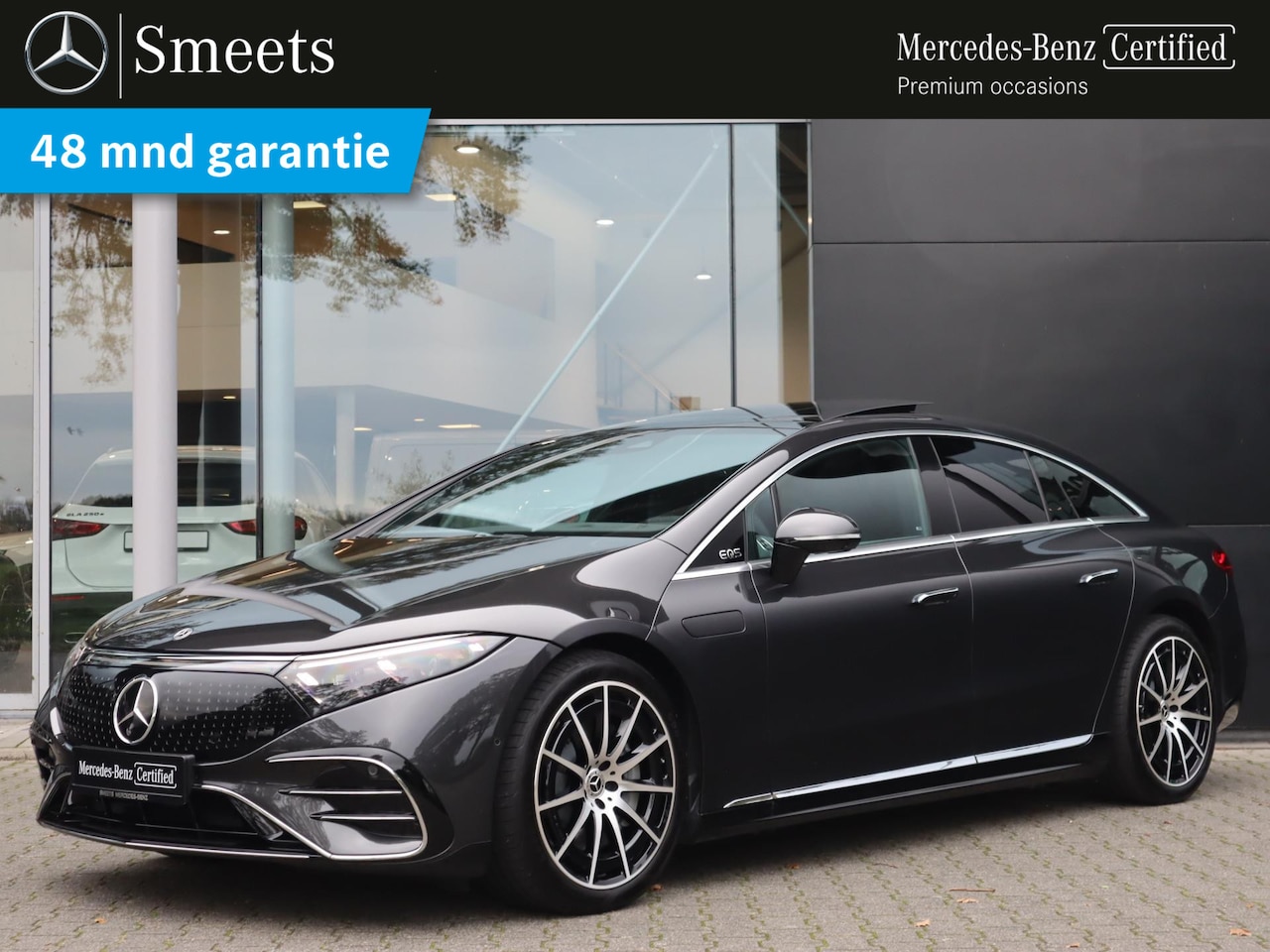 Mercedes-Benz EQS - 450+ AMG Line | Memory Seats | Panoramadak | 360 camera | Navigatie | Automaat - AutoWereld.nl