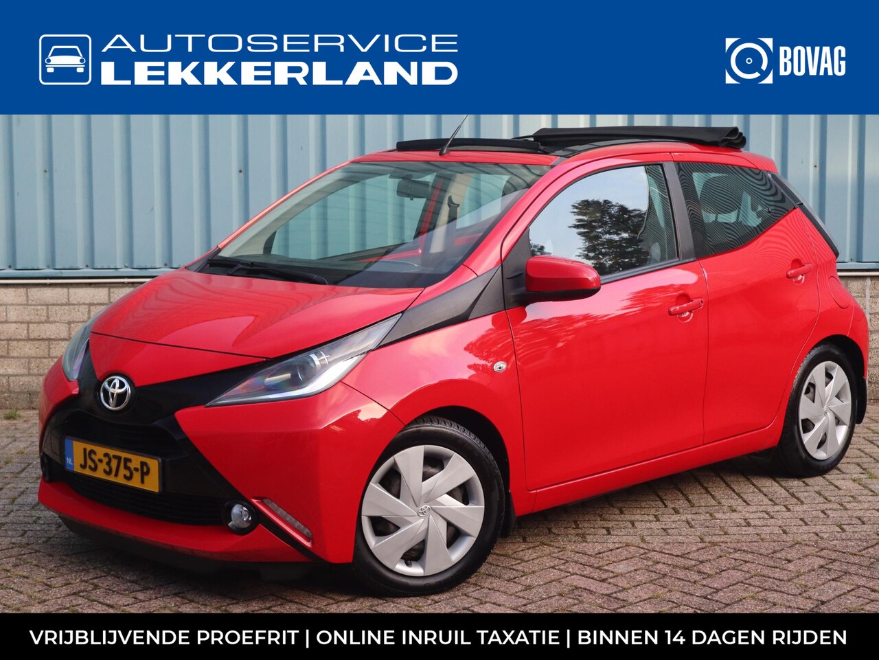 Toyota Aygo - 1.0 VVT-i x-wave AIRCO | CAMERA | CABRIO-DAK - AutoWereld.nl