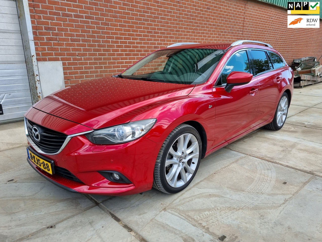 Mazda 6 Sportbreak - 2.2D HP GT-M Automaat Bj:2013 NAP! - AutoWereld.nl