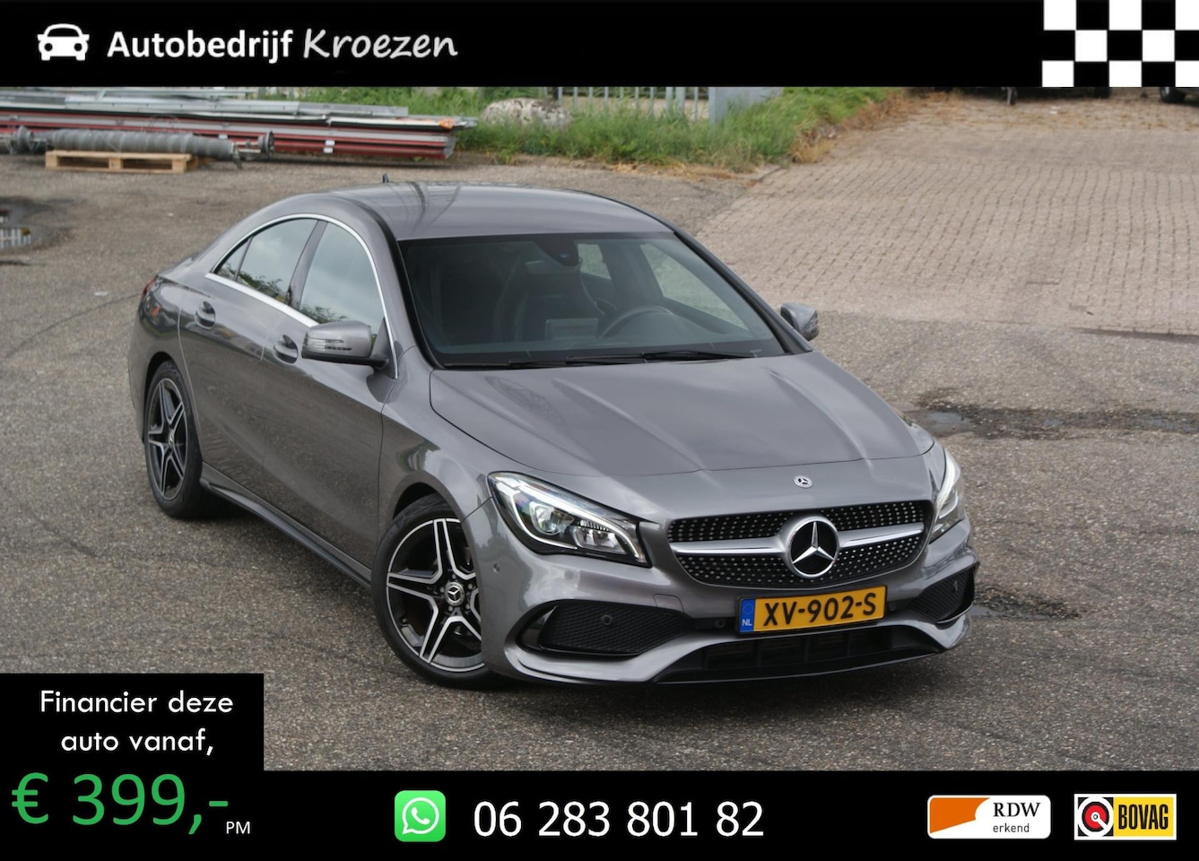 Mercedes-Benz CLA-Klasse - 180 ///AMG Pakket | Navigatie | Camera | Facelift model | - AutoWereld.nl