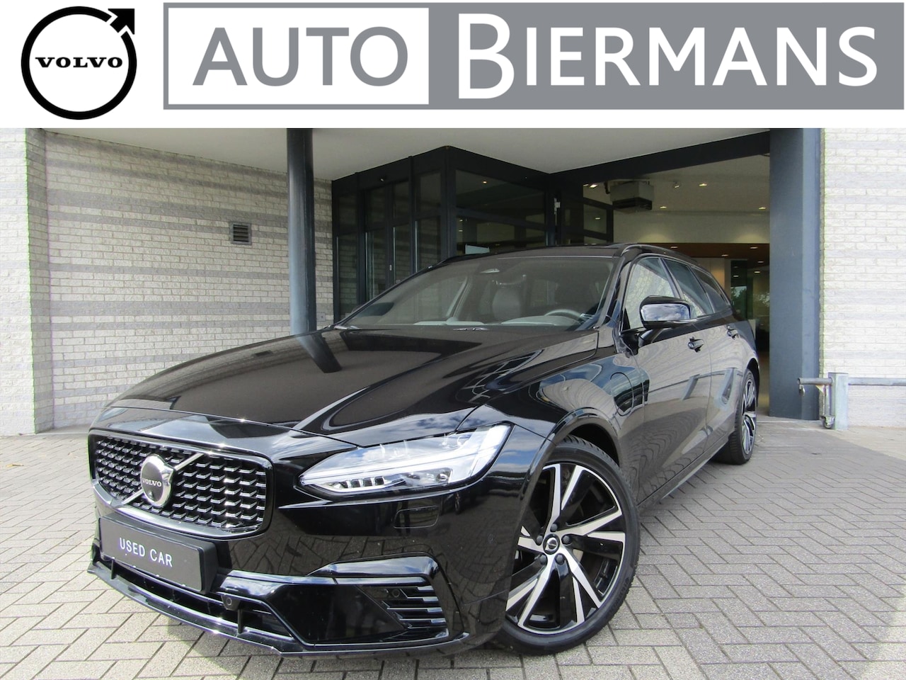 Volvo V90 - T6 350pk Plug-In Hybrid Aut AWD Ultimate Dark | Vis.Park Ass. | Bow. & Wilk. | Trekh. | Pa - AutoWereld.nl