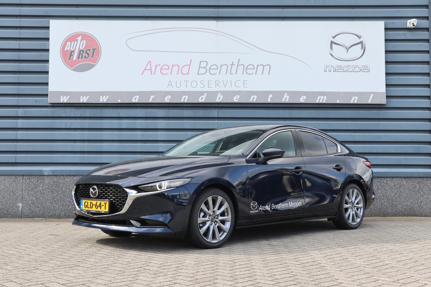 Mazda 3 - 2.0 e-SkyActiv-G M Hybrid 150 Exclusive-line - Demo - Zwart leer - 360 camera - 18" lmv - AutoWereld.nl