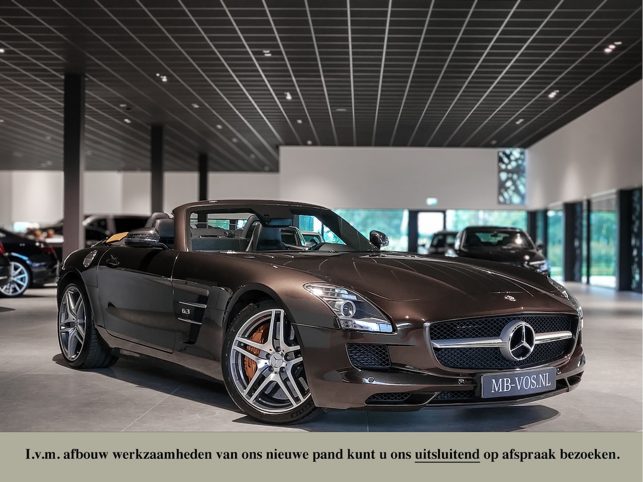 Mercedes-Benz SLS Roadster - 6.3 AMG Keramisch|Designo|B&O|Sepang bruin - AutoWereld.nl