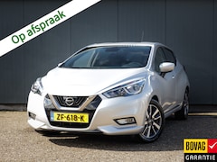 Nissan Micra - 1.0 IG-T N-Connecta (101 PK) Keurig-Onderh, 12-Mnd-BOVAG, NL-Auto, Navigatie/Apple-Carplay