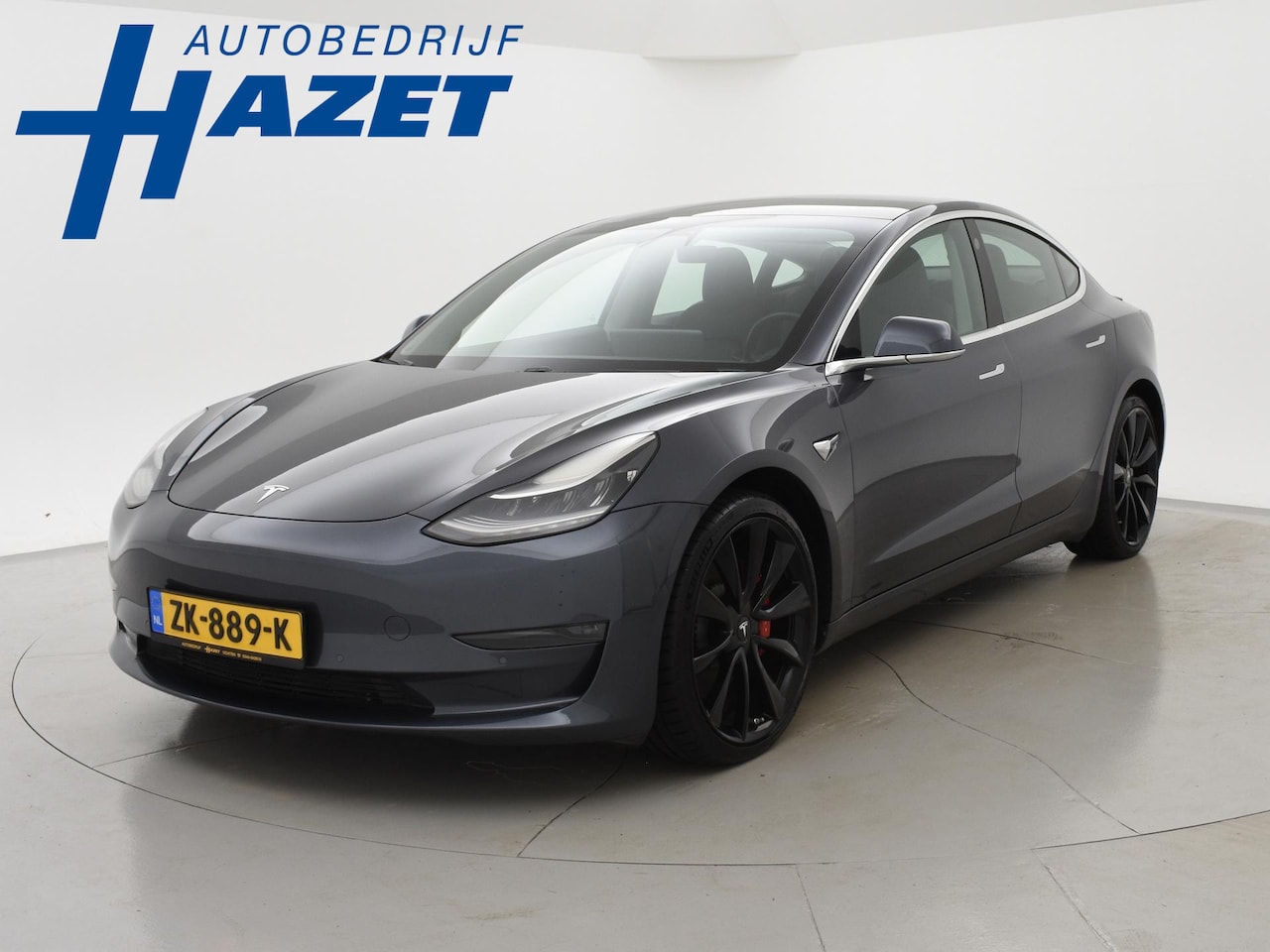 Tesla Model 3 - PERFORMANCE 463 PK AWD *BTW* + AFN. TREKHAAK / 20 INCH / PANORAMA / LEDER - AutoWereld.nl