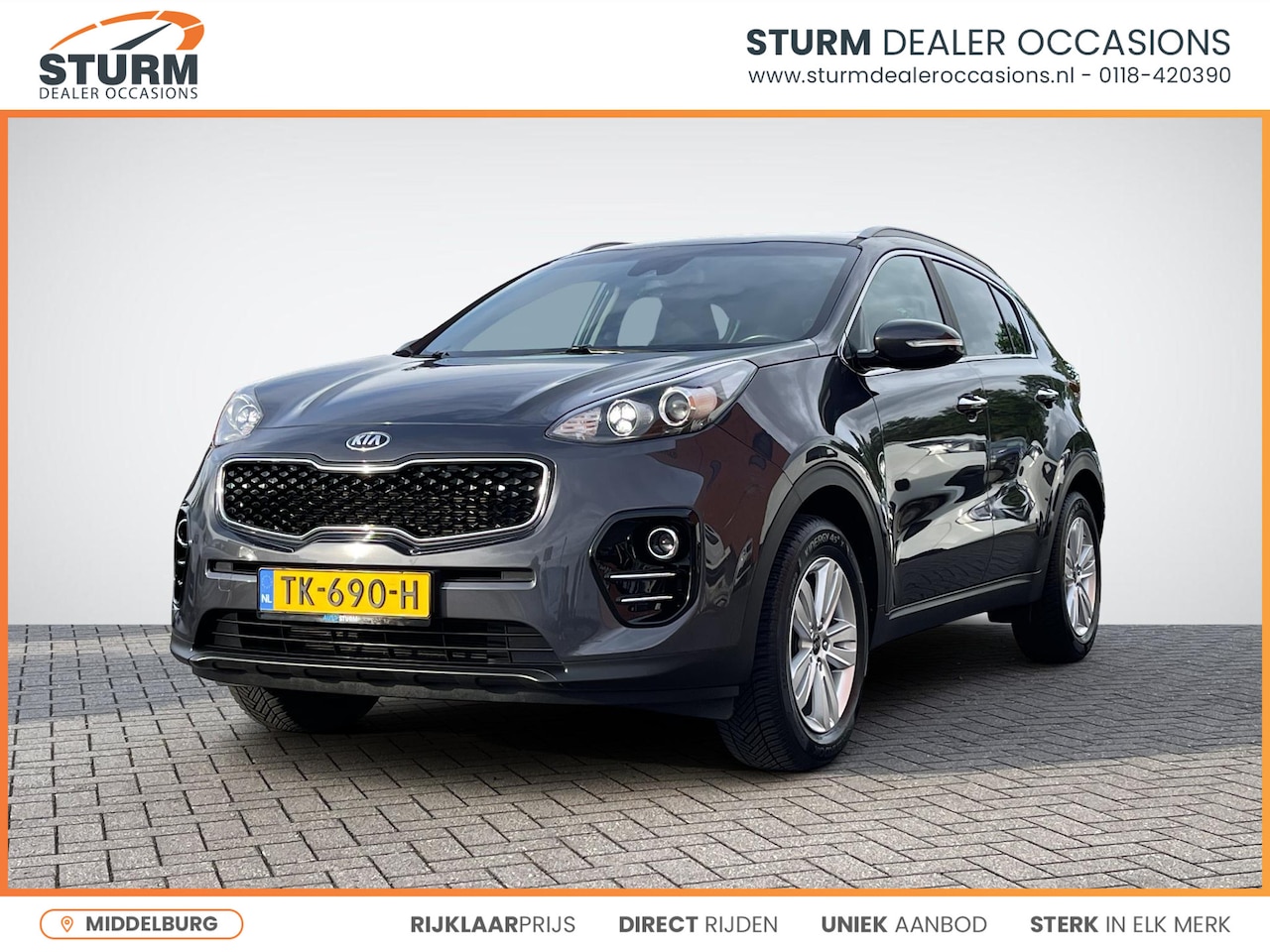 Kia Sportage - 1.6 GDI DynamicLine | Navigatie | Camera | Apple Carplay/Android Auto | Cruise & Climate C - AutoWereld.nl