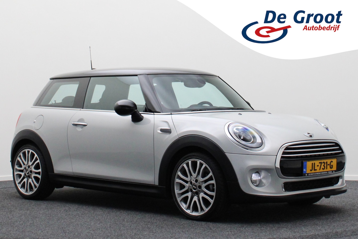 MINI Cooper - Mini 1.5 Chili Climate, Head-Up, Camera, Navigatie, Bluetooth, PDC, 18'' - AutoWereld.nl