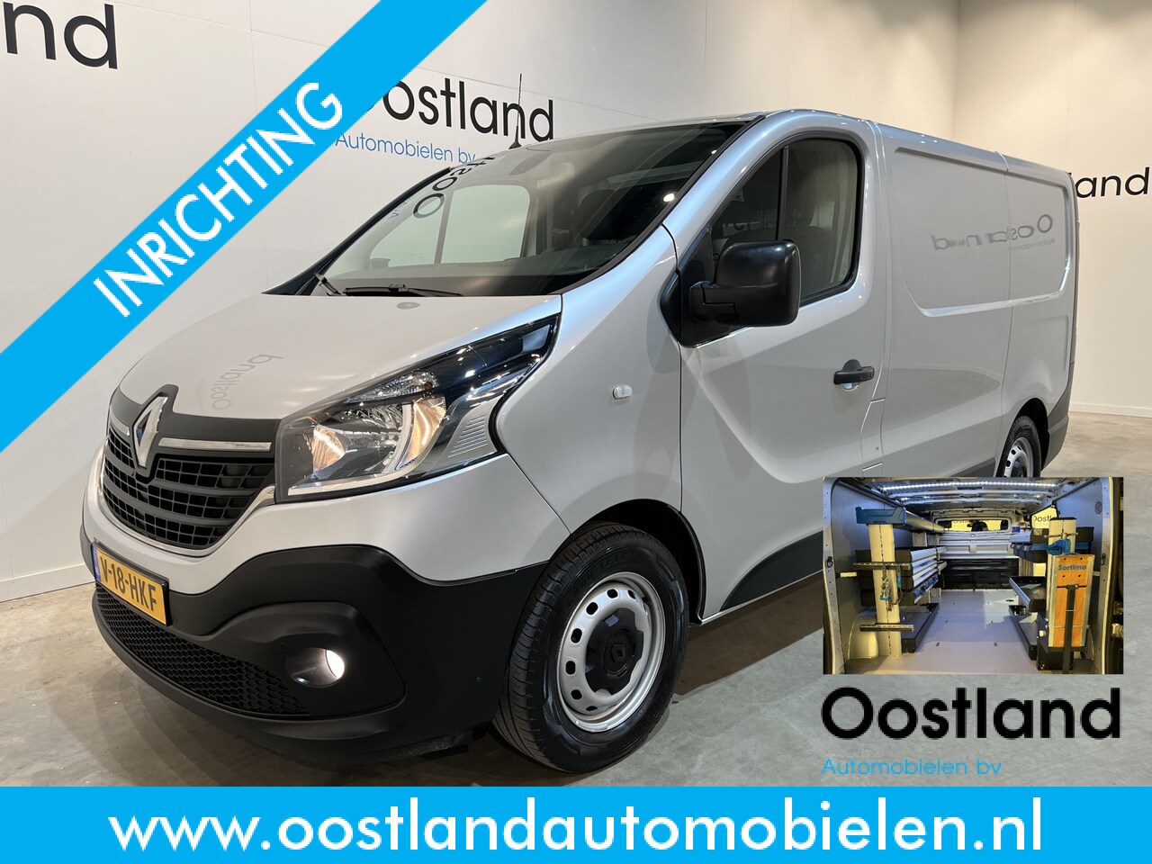 Renault Trafic - 2.0 dCi L1H1 170 PK Automaat Servicebus / Sortimo Inrichting / Euro 6 / Airco / Cruise Con - AutoWereld.nl