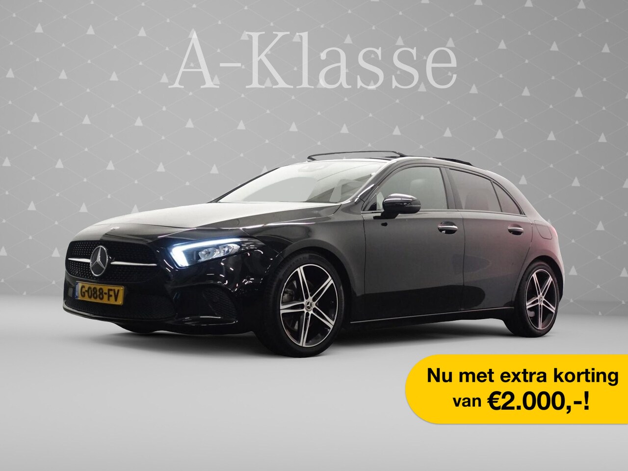 Mercedes-Benz A-klasse - 220 AMG Premium 191Pk Aut- Panodak I Navi I Sfeerverlichting I Xenon Led I Camera - AutoWereld.nl