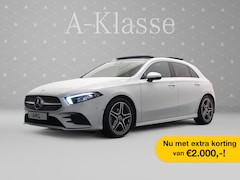 Mercedes-Benz A-klasse - 250 AMG Night Ed 250pk Aut- Panodak I Mbux I Sfeerverlichting I Leder Xenon I Led