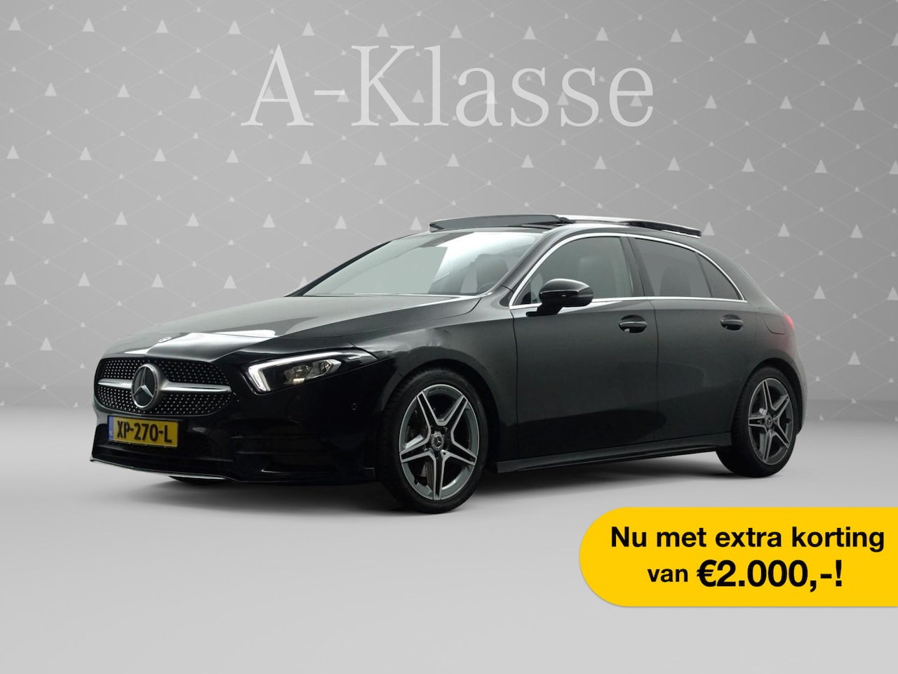 Mercedes-Benz A-klasse - 200 Solution AMG Aut- Panodak I Sport Interieur I Xenon Led I Park Assist I Camera I Stoel - AutoWereld.nl