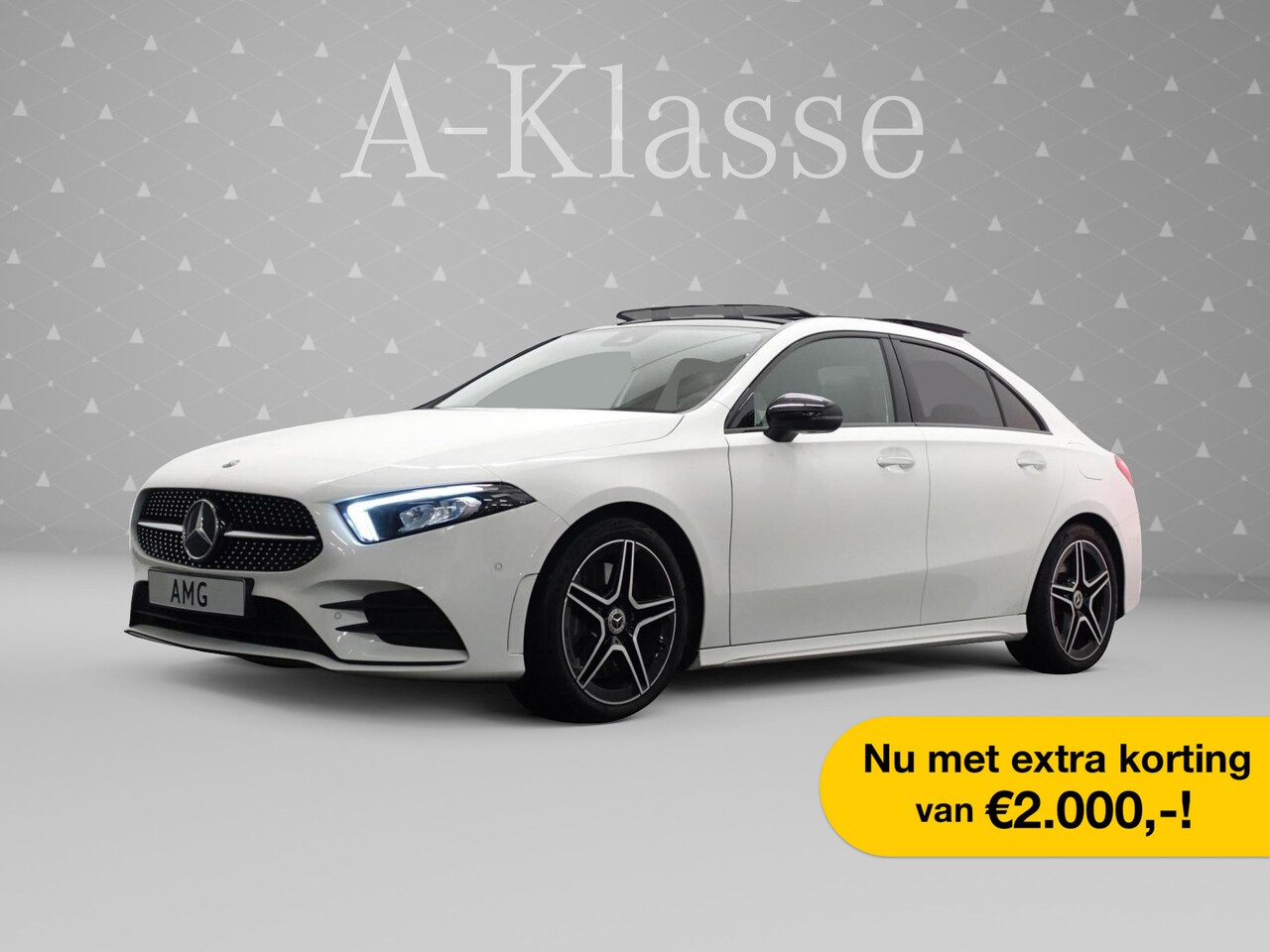 Mercedes-Benz A-klasse - Limousine 250 4MATIC AMG Premium Plus 4 Matic- Panodak I MBUX I Xenon Led I  Lane assist - AutoWereld.nl