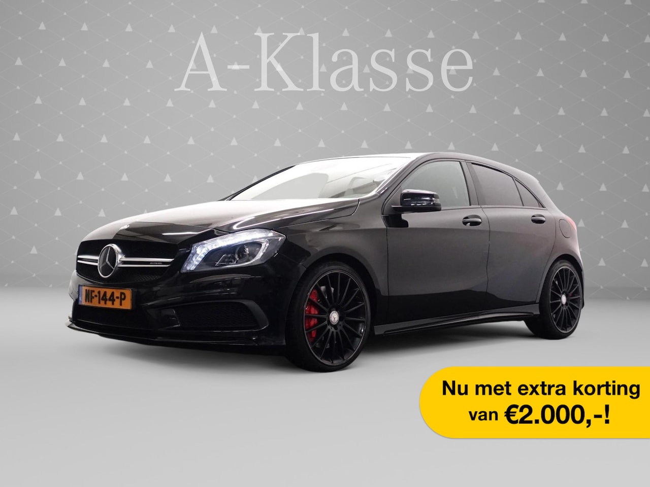 Mercedes-Benz A-klasse - 45 AMG 361pk 4MATIC Aut- Memory  I Xenon Led I Leder I  F1 peddels - AutoWereld.nl