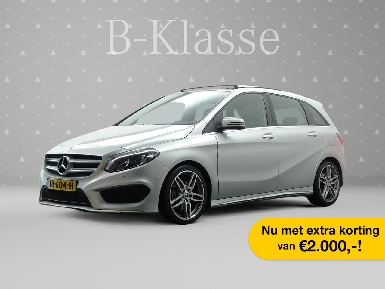 Mercedes-Benz B-klasse - 180 AMG Edition Aut - Leder I Panoramdak I Sfeerverl. I Camera I Apple Carplay I Full - AutoWereld.nl