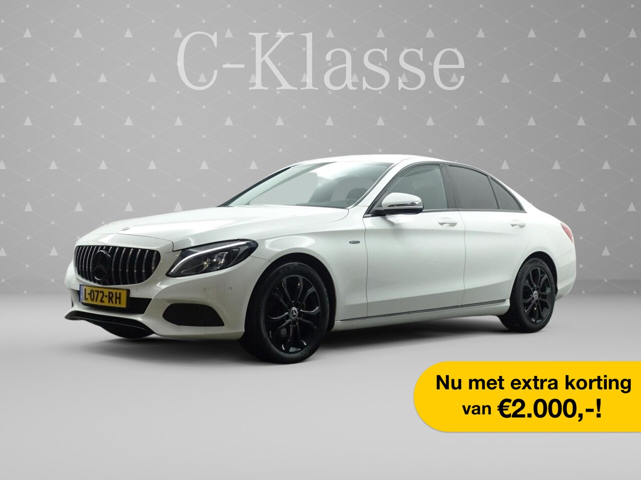 Mercedes-Benz C-klasse - 180 157PK AMG Night Edition Aut- Xenon Led I Burmester I Stoelverwarming I Camera I Dynami - AutoWereld.nl