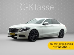 Mercedes-Benz C-klasse - 180 157PK AMG Night Edition Aut- Xenon Led I Burmester I Stoelverwarming I Camera I Dynami