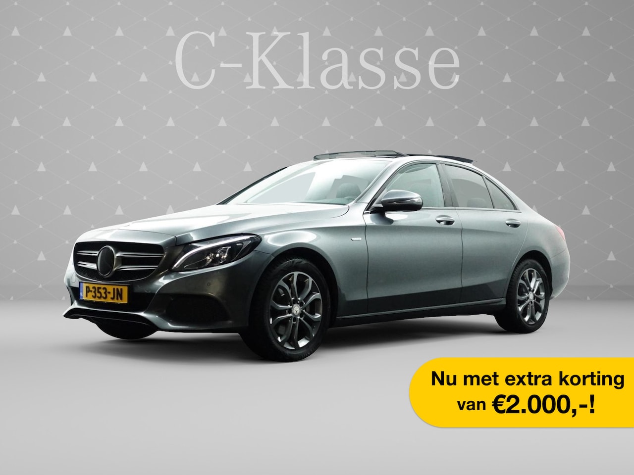 Mercedes-Benz C-klasse - 200 AMG Night Edition Aut- Panodak I Park Assist I Xenon Led I Clima I LMV - AutoWereld.nl